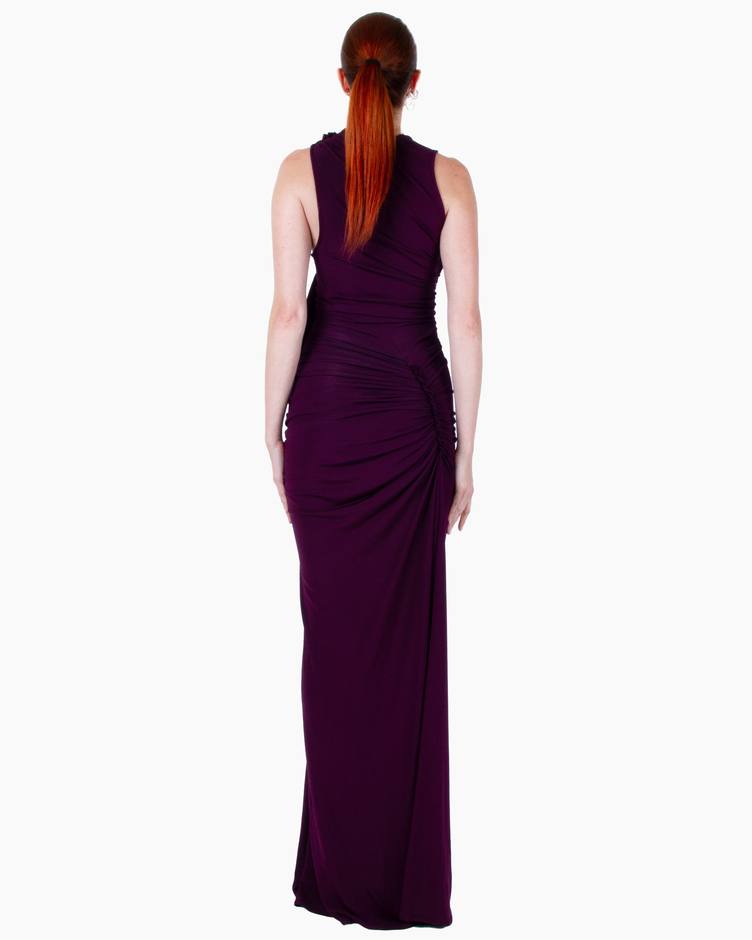 ATLEIN Long Ruched Gown