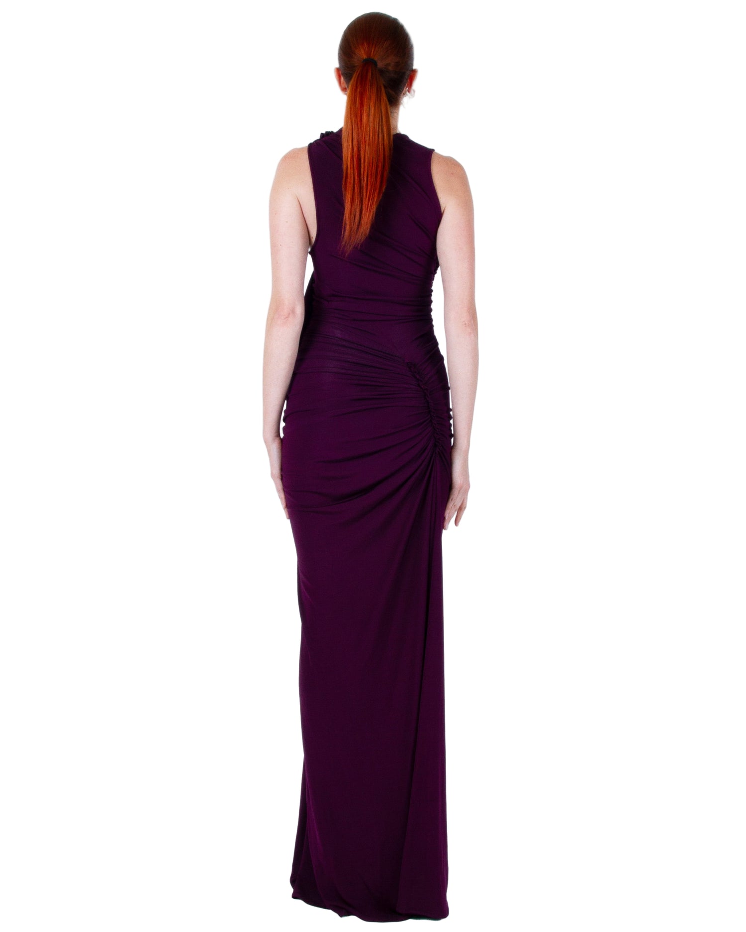ATLEIN Long Ruched Gown