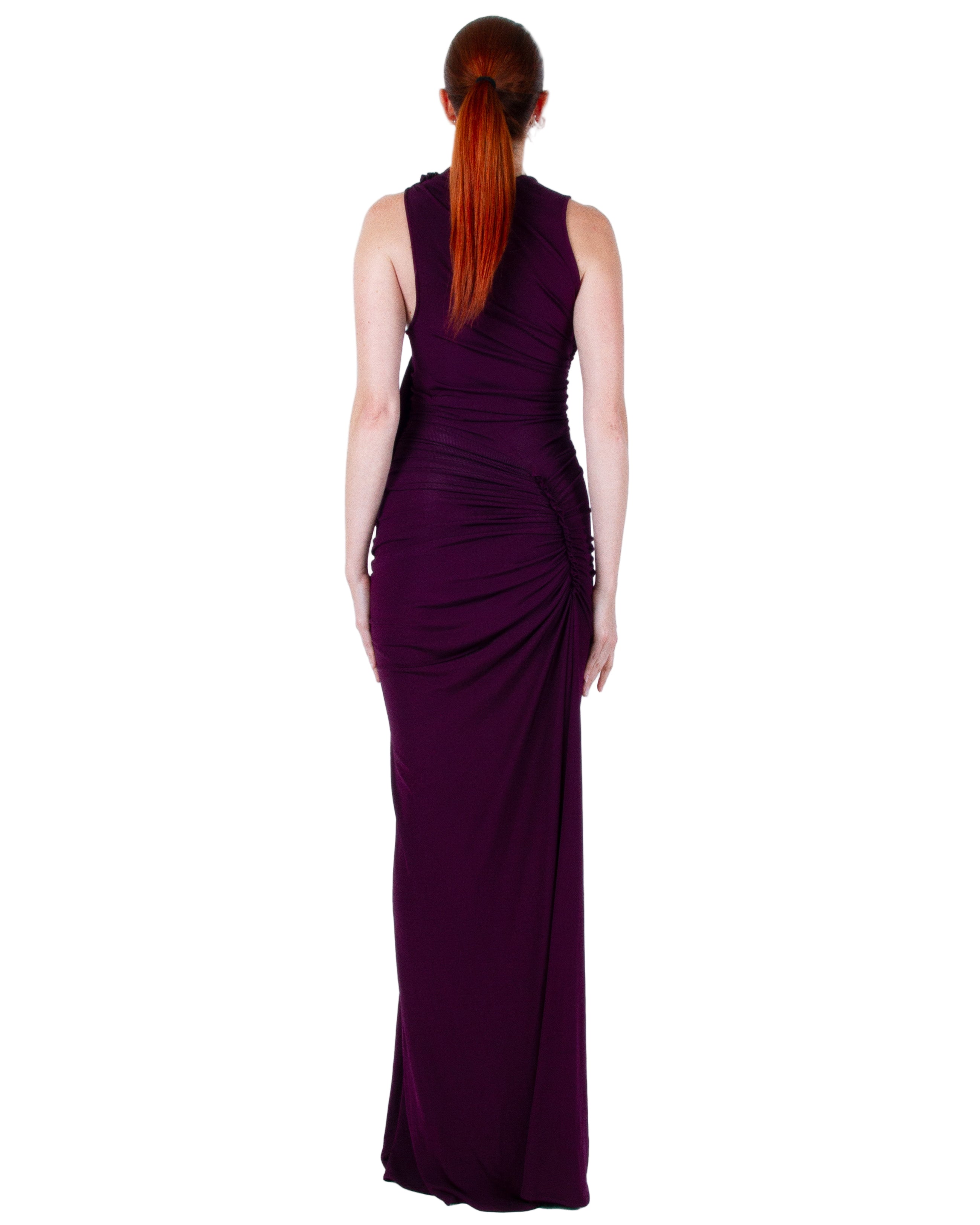 ATLEIN Long Ruched Gown
