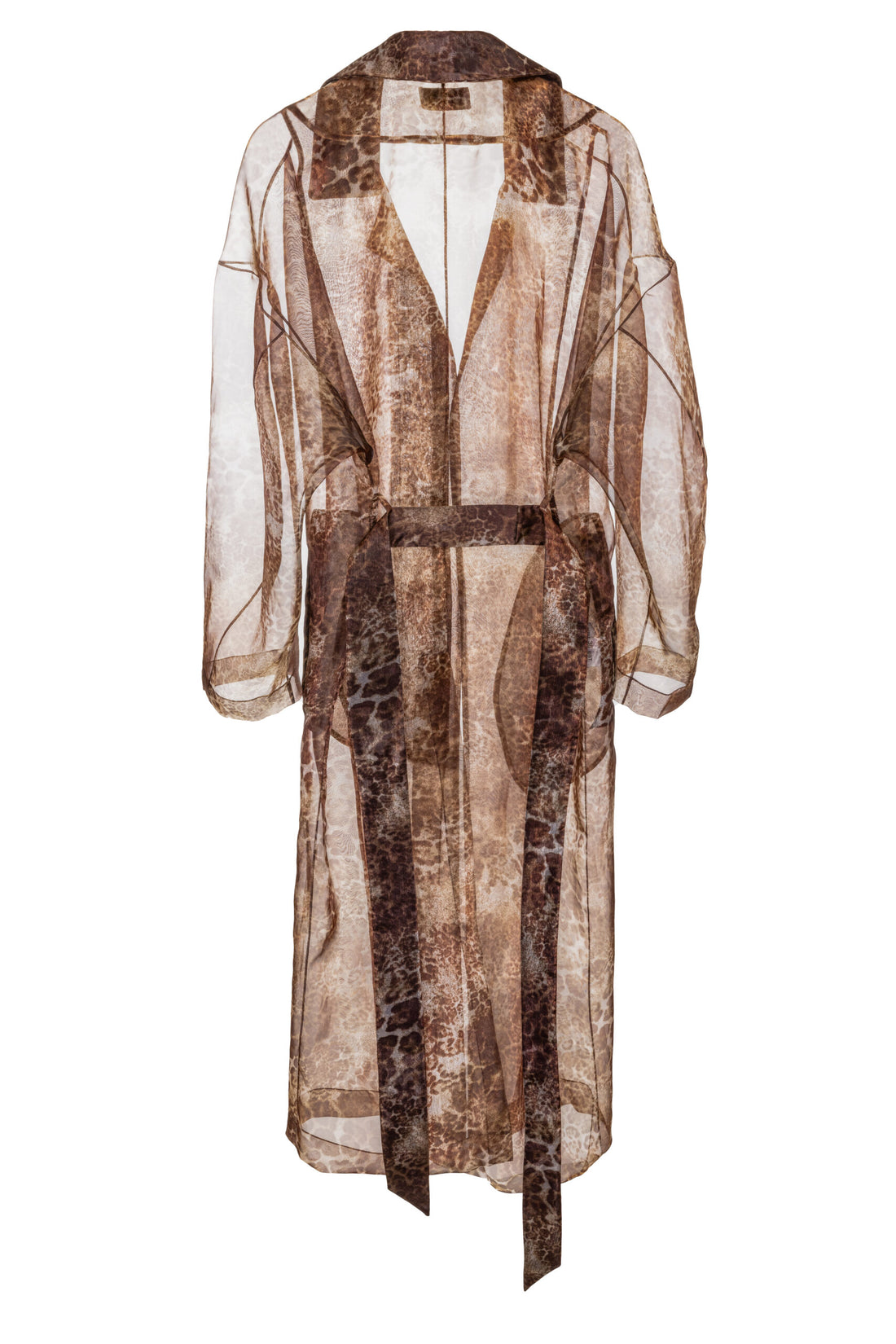 SITUATIONIST Leopard See Through Trench