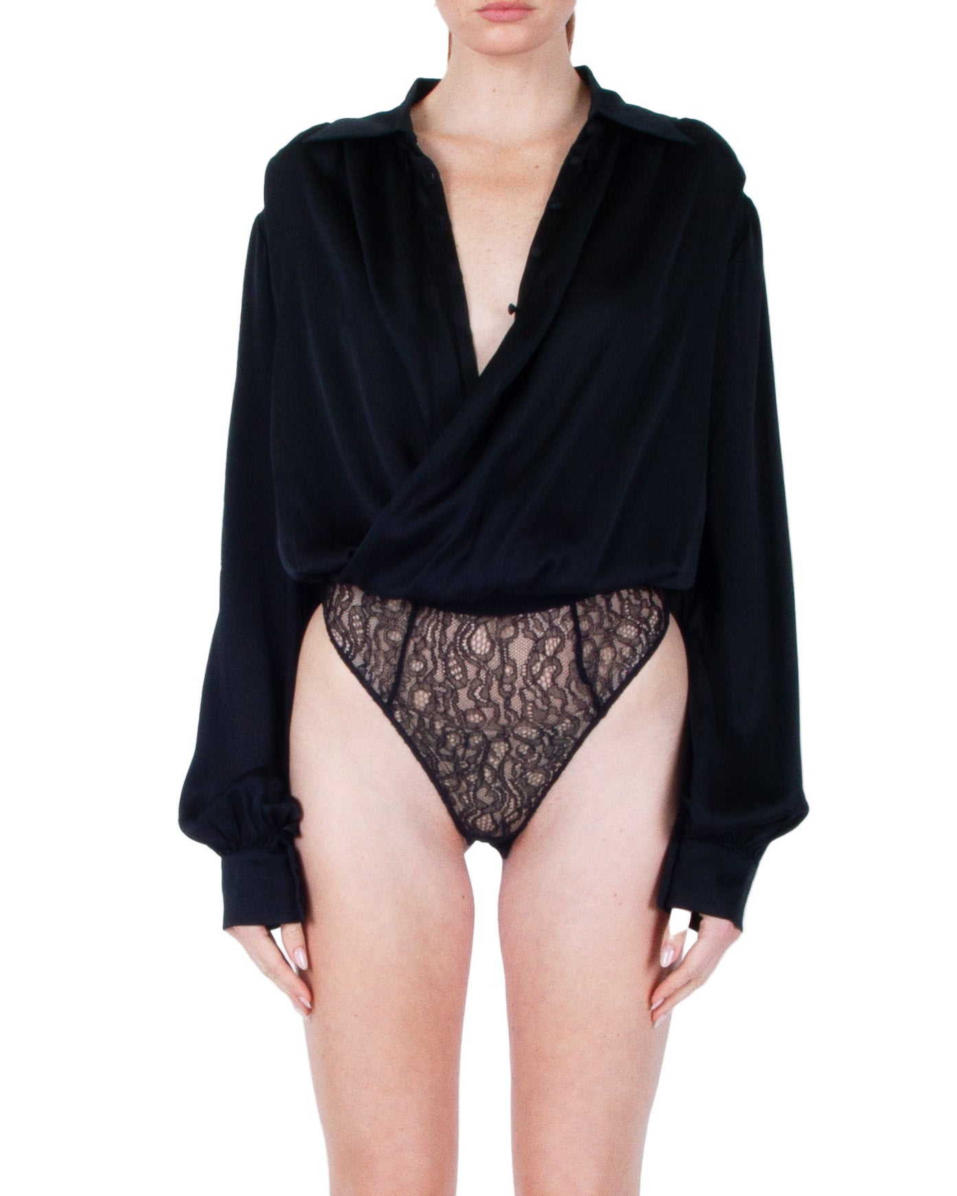 KIKI DE MONTPARNASSE Crossover Bodysuit