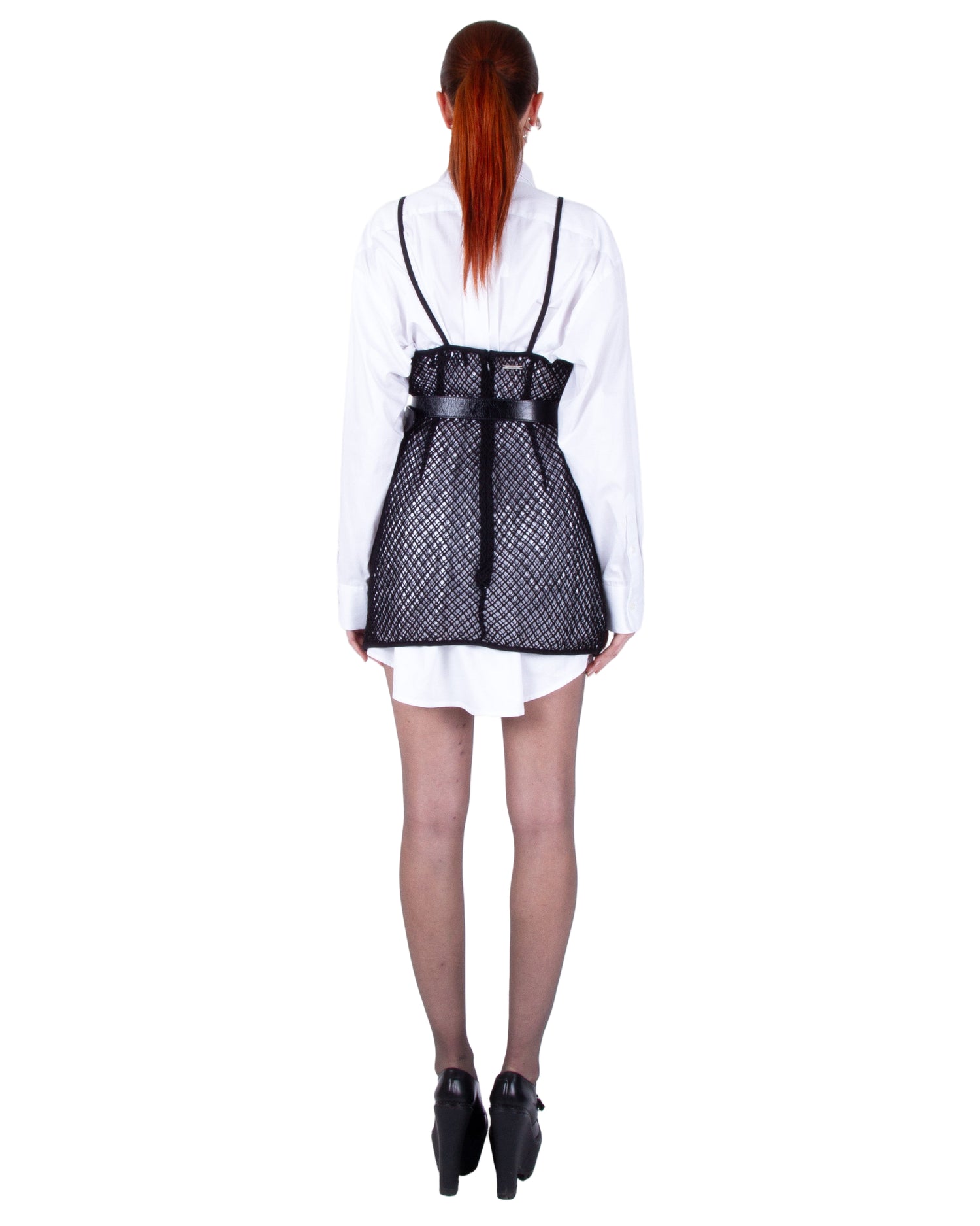 BONBOM Net Mini Dress