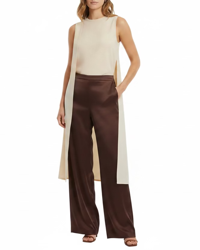 IMAGE DU IMAGE Silk Trousers