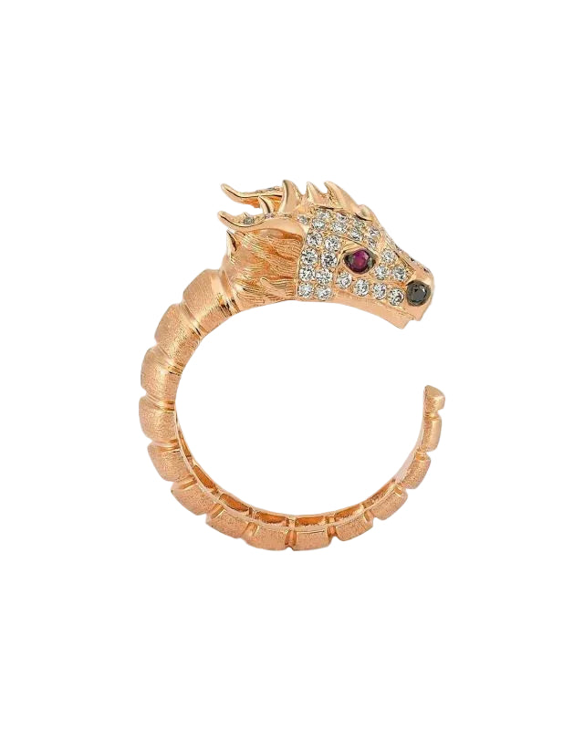 SELDA Ananta Sesha Large Head Ring
