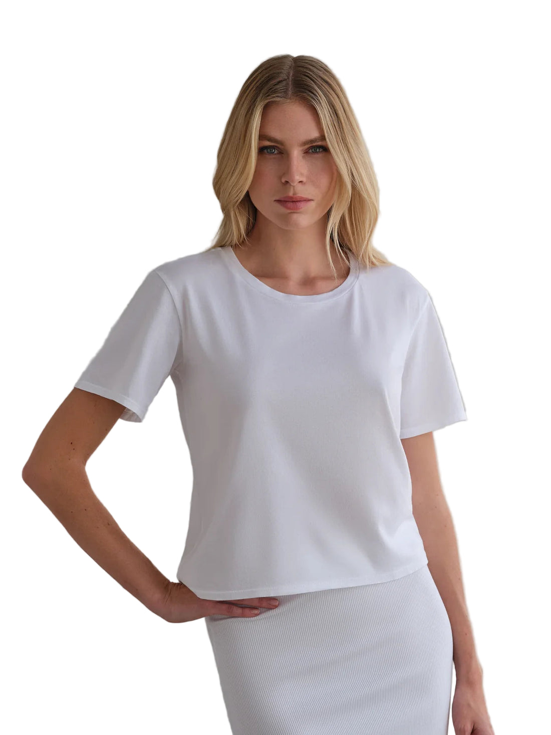 MYLES PRICE Boxy Mini Jersey Tee