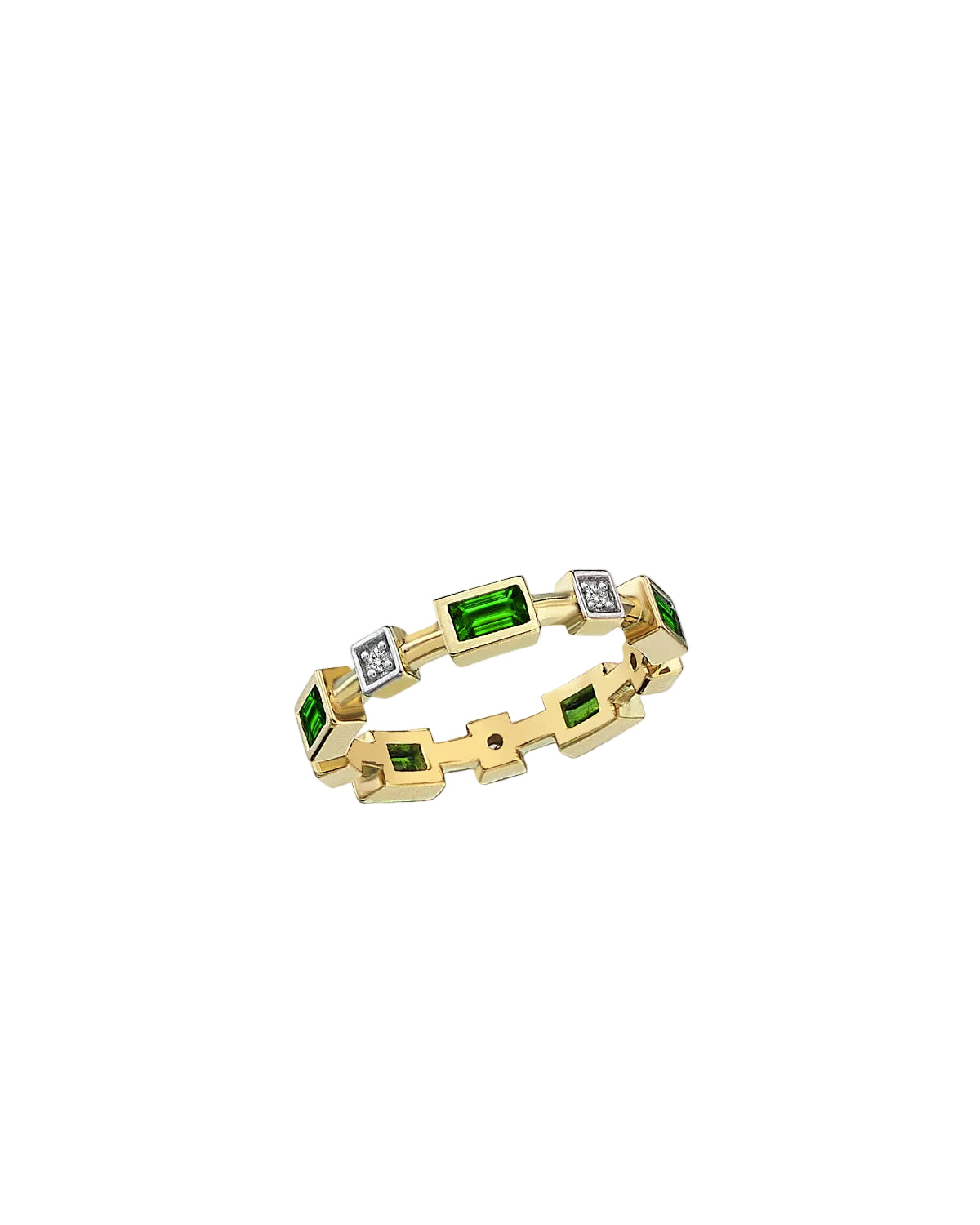 MELIS GORAL Elements Terra Ring in Blue Topaz