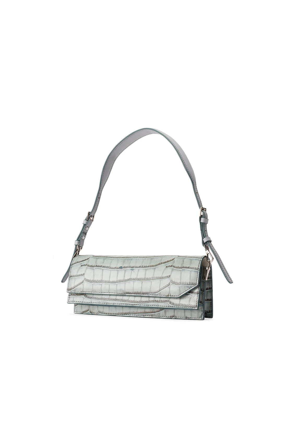 HAN WEN STUDIO Naomi Croc Slim Bag