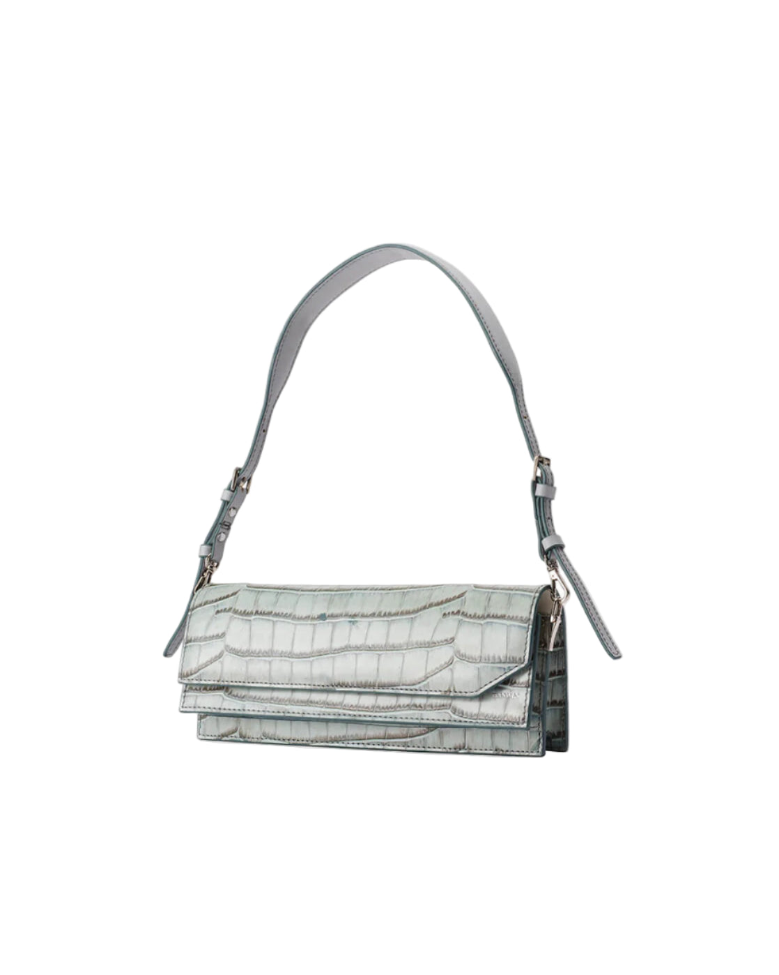 HAN WEN STUDIO Naomi Croc Slim Bag