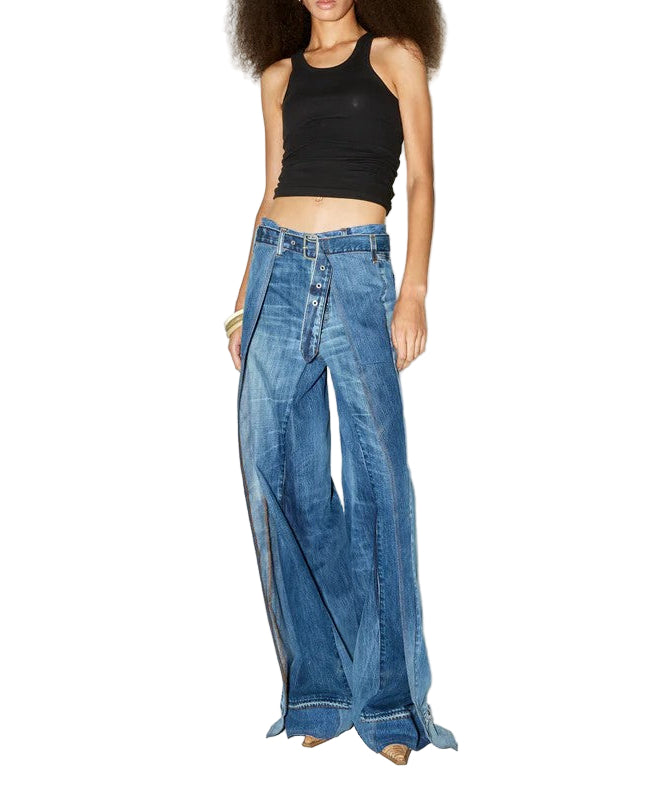 FACON JACMIN Palm Springs Denim Pants
