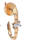 SELDA Baguette Small Size Aguna Earrings (Sold Seperate)
