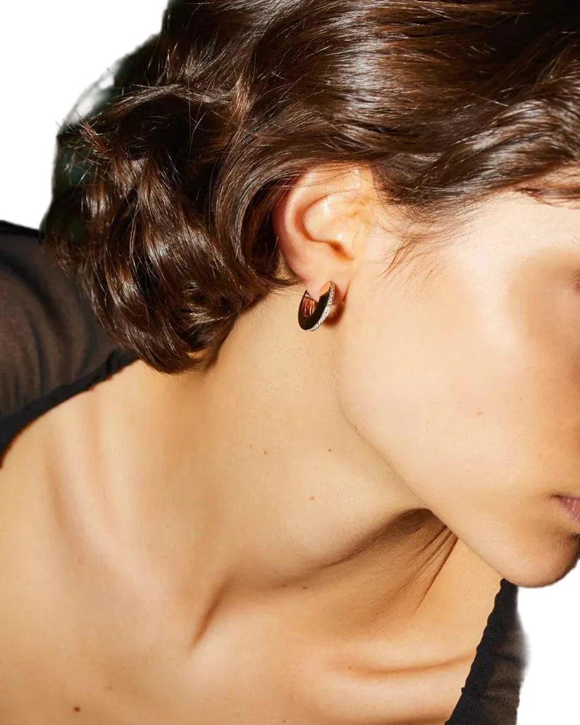 CHARMS COMPANY Rainbow Sapphire Line Small Single Hoop