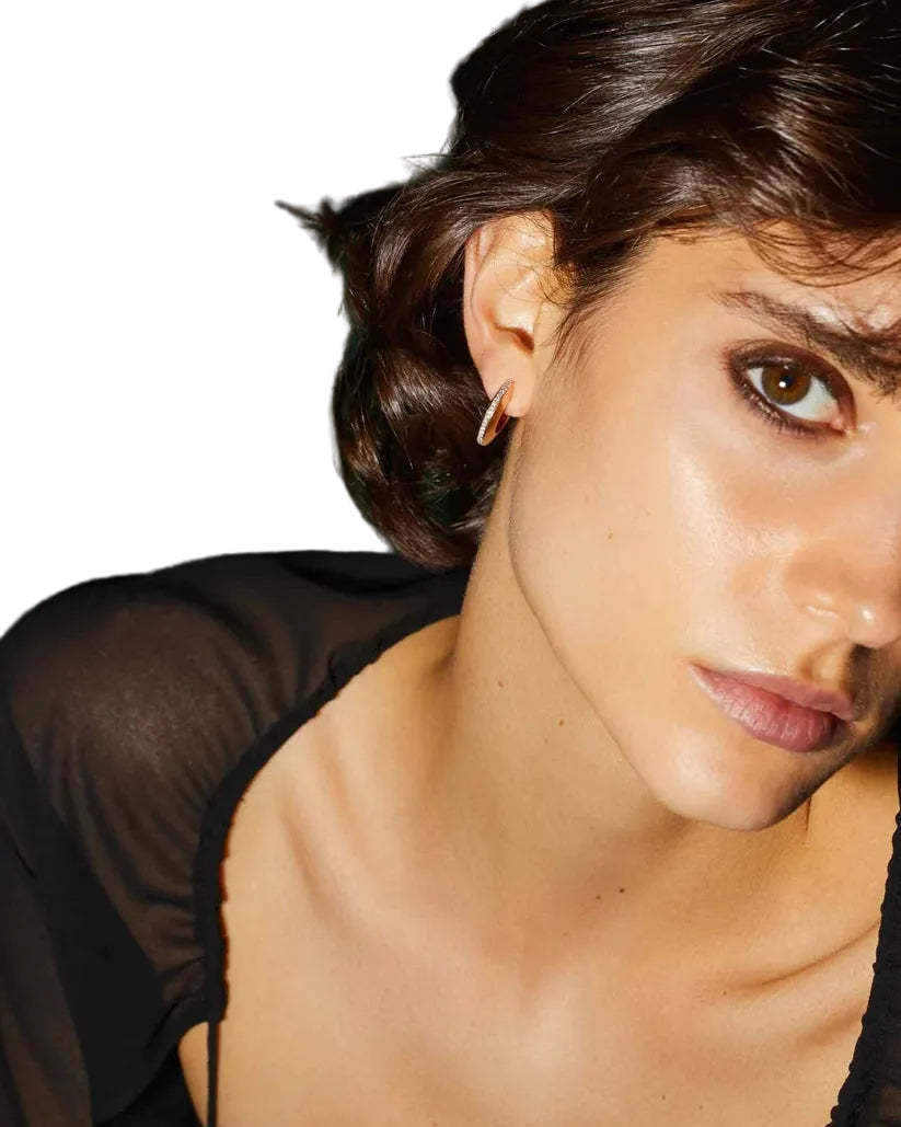 CHARMS COMPANY Rainbow Sapphire Line Small Single Hoop