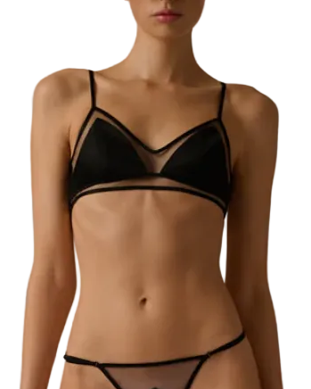 KIKI DE MONTPARNASSE Peep Show Long LIne Bra