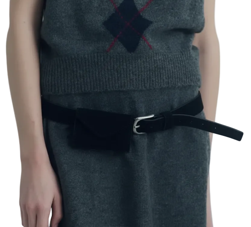 DROP EDITION Suede Belt