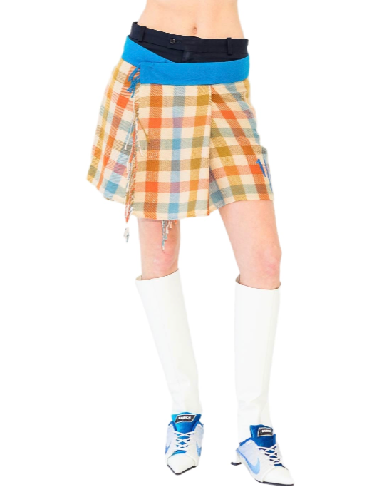 1/OFF PARIS Skirt Check Scarf