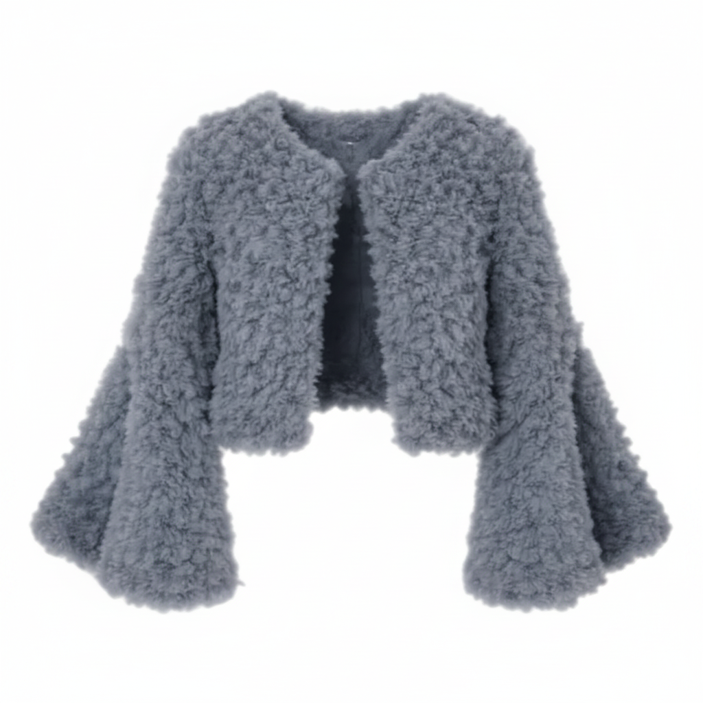 AMANI SAAB Cropped Tulle Jacket