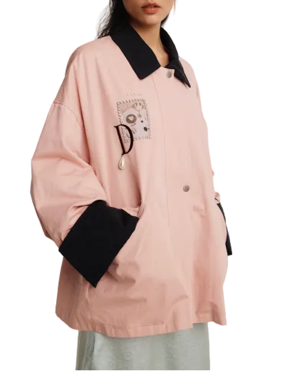 DROP EDITION Pearl Oversized Utility Jacket