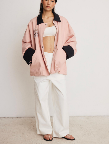 DROP EDITION Pearl Oversized Utility Jacket