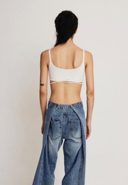 DROP EDITION Ribbed Strap Bra