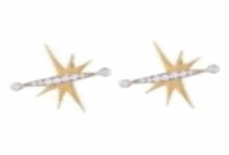 TALES OF STONES Splash Diamond Studs