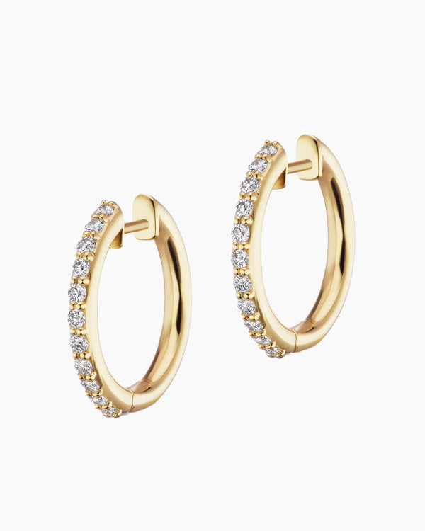 ALTRUIST Pave Traditional Espionne Hoop 13mm