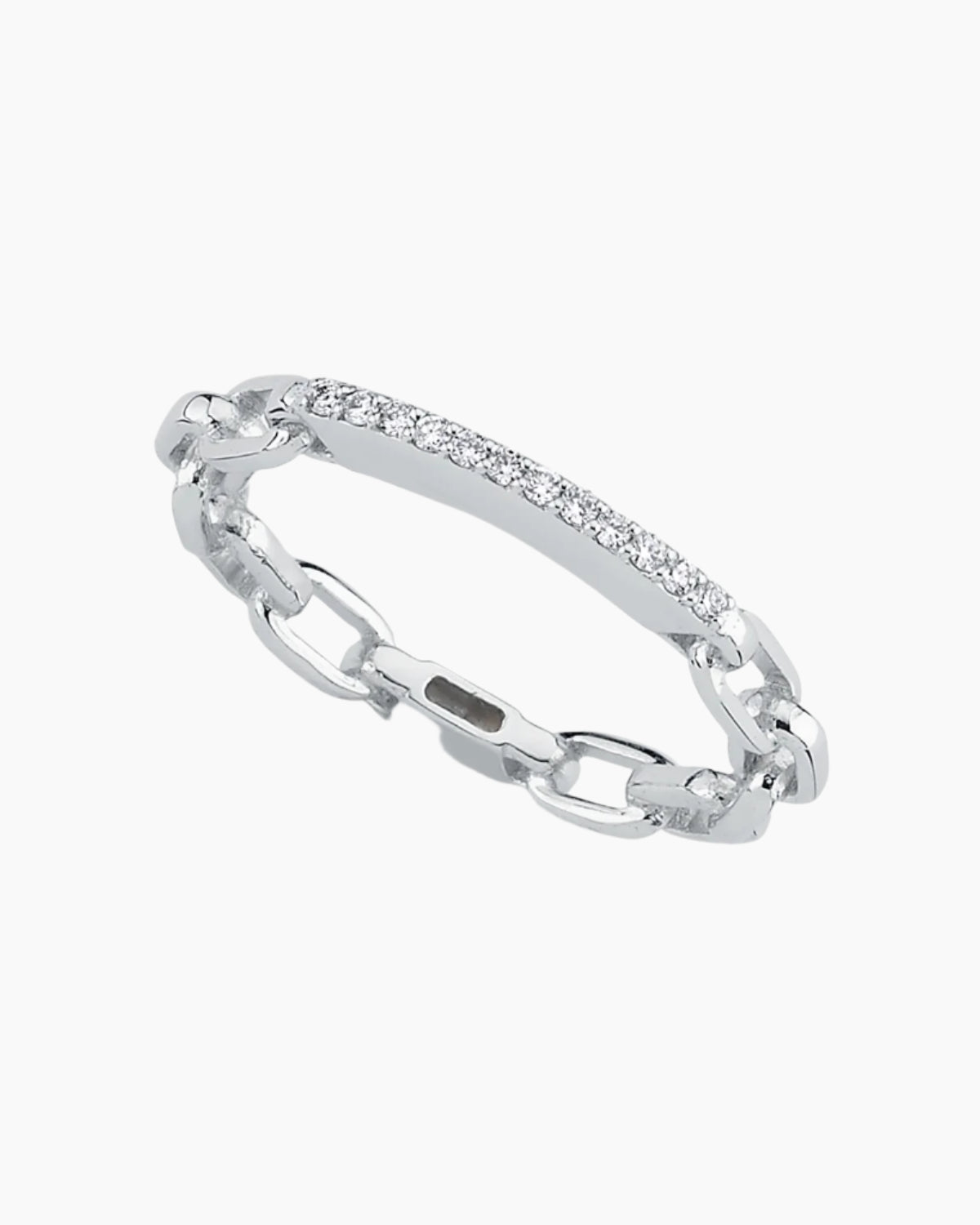 ECCE Chain Diamond Ring