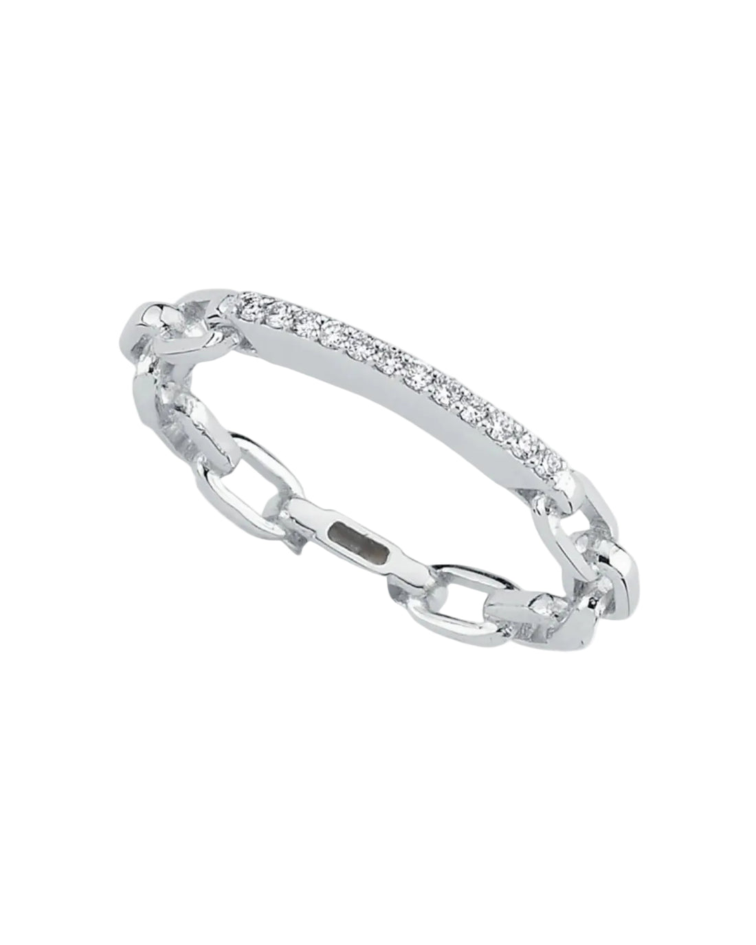 ECCE Chain Diamond Ring