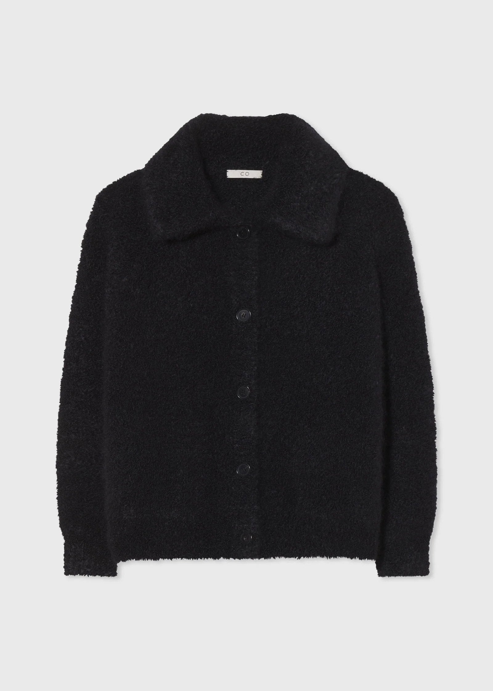 CO Bouclé Cardigan in Mohair Wool