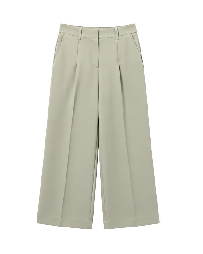 AOTC The Vera Wide Leg Pant STONE