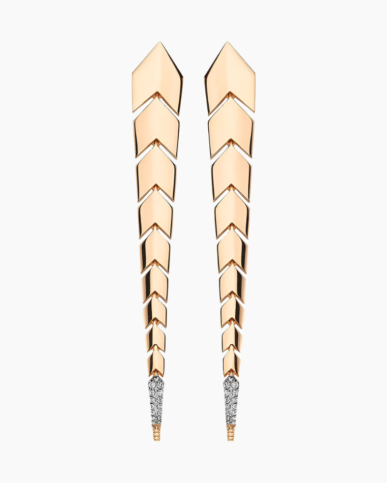 ECCE Le Serpent Diamond Earring in Gold