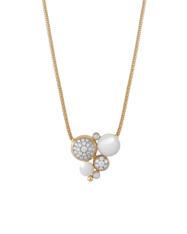 RITA JEWELRY Lumis Mother of Pearl Necklace