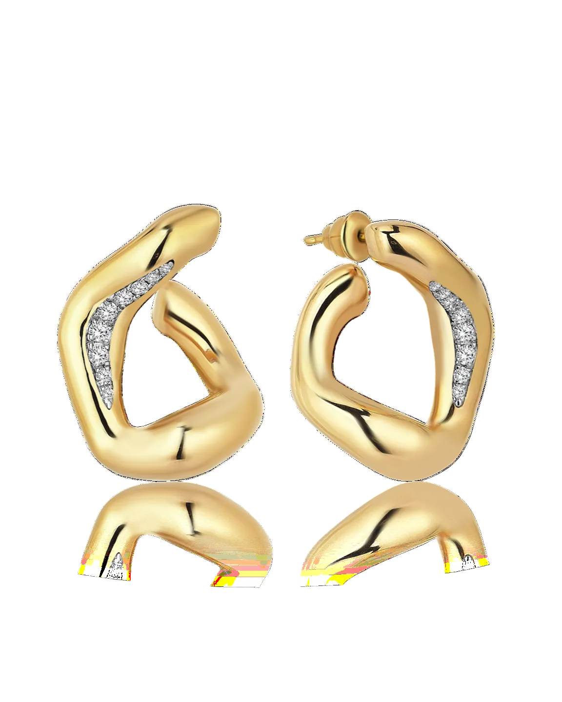 SIM AND ROZ Maxi Stream Earrings