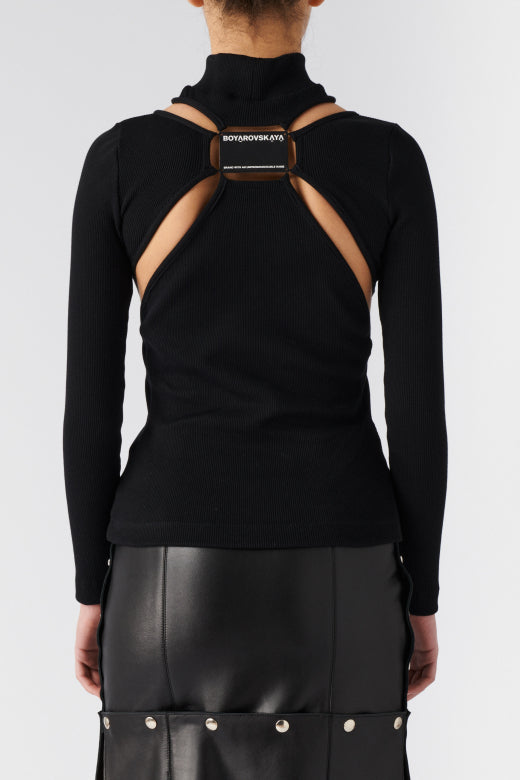 BOYAROVSKAYA Layered Jersey Top