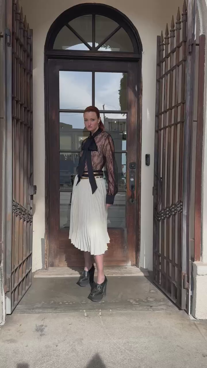 KIKI DE MONTPARNASSE All Over Lace Blouse