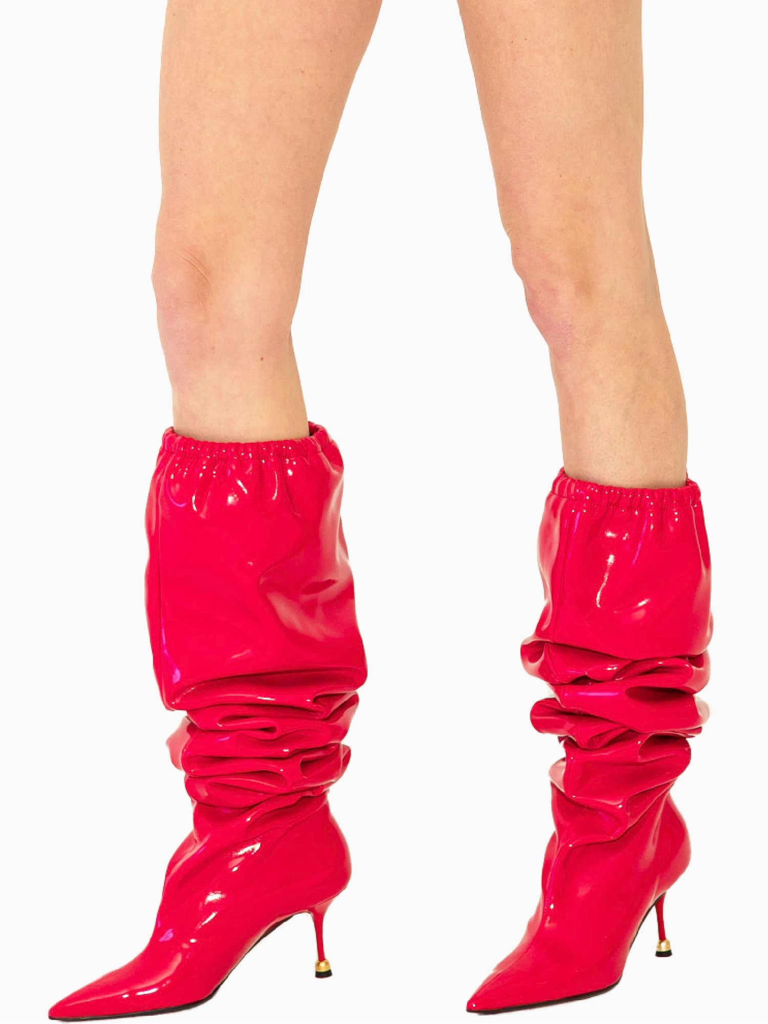 VANDA NOVAK Karla Boot in Red