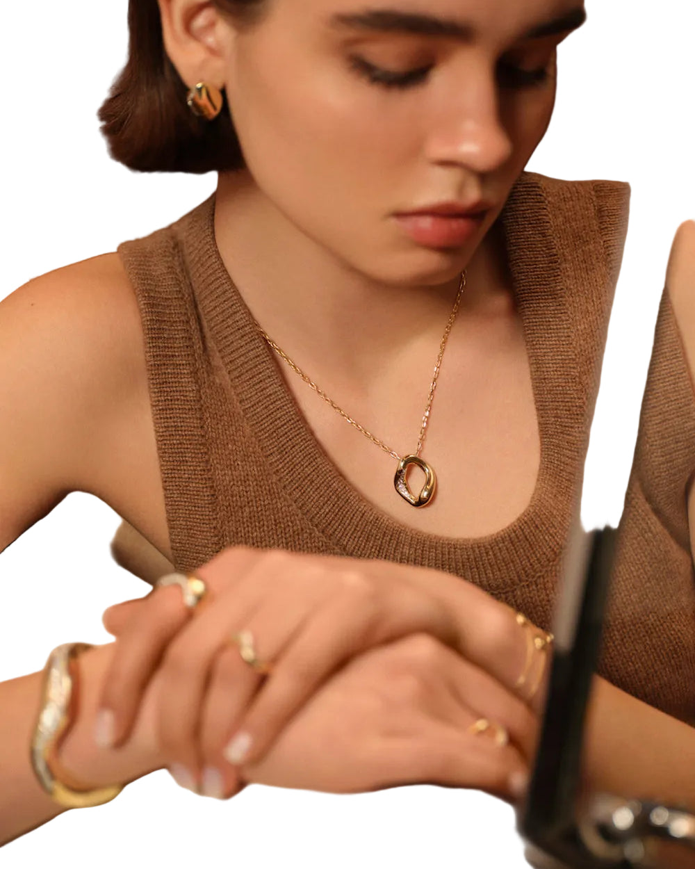 SIM AND ROZ Stream Necklace