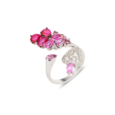 TERZIHAN Wild Nature Ring Pink Edition