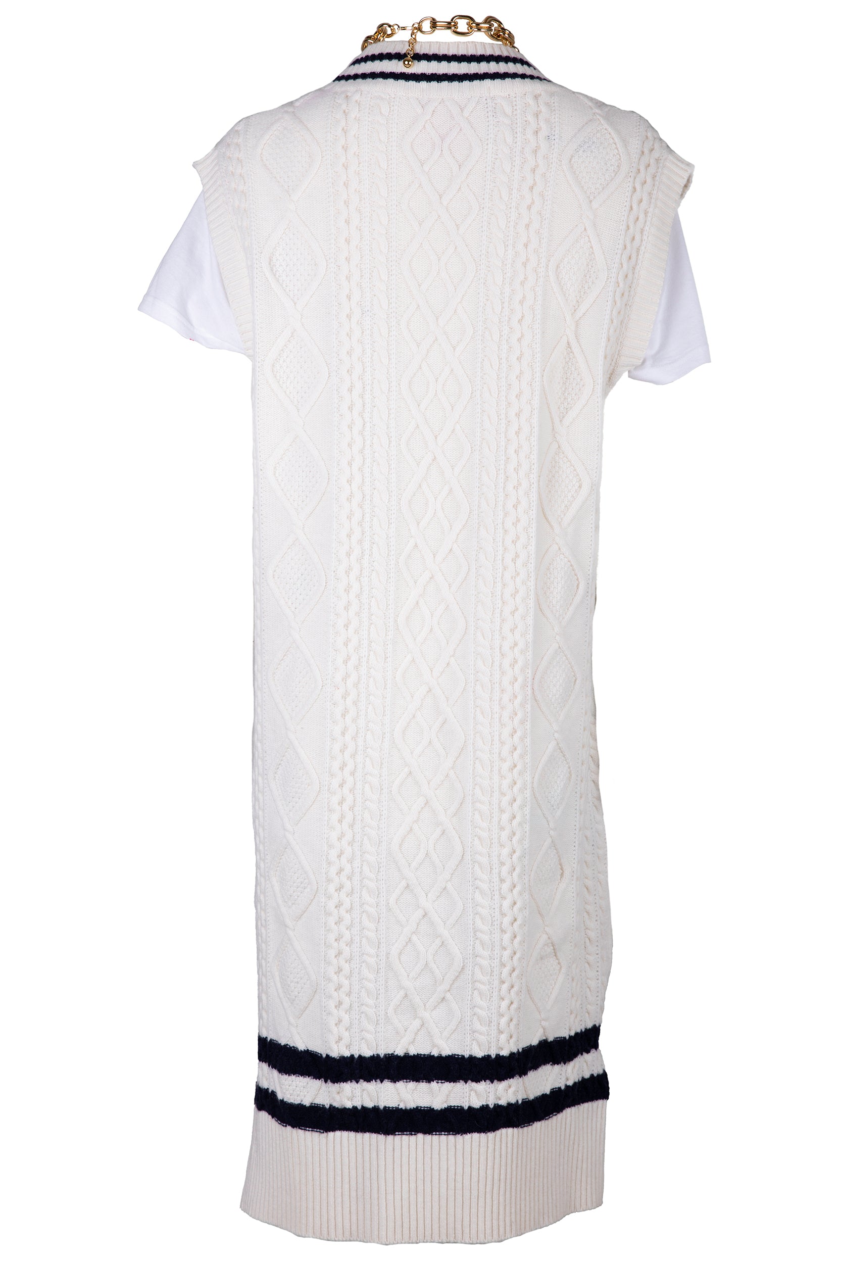AOTC Krone Cable Knit Vest Dress
