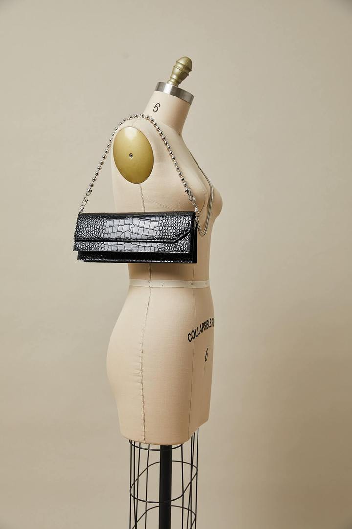 HAN WEN STUDIO Naomi Croc Slim Bag