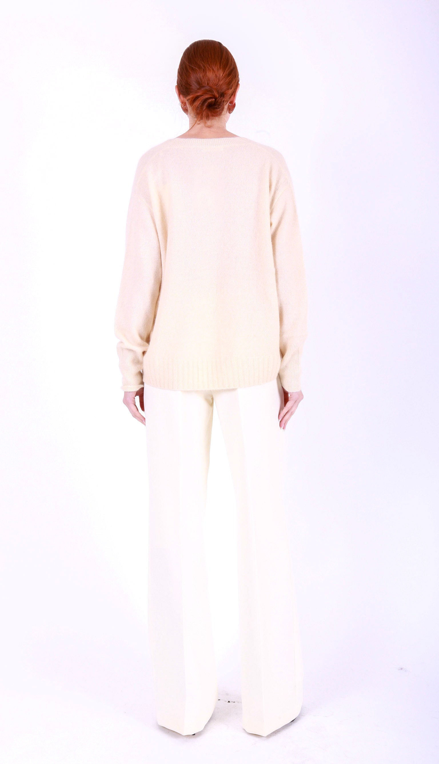 MAJESTIC FILATURES Long Sleeve V-Neck Sweater