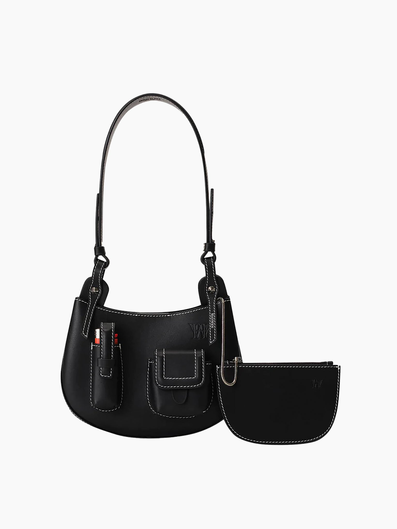 HAN WEN STUDIO Leah Front Pocket Mini Saddle Bag