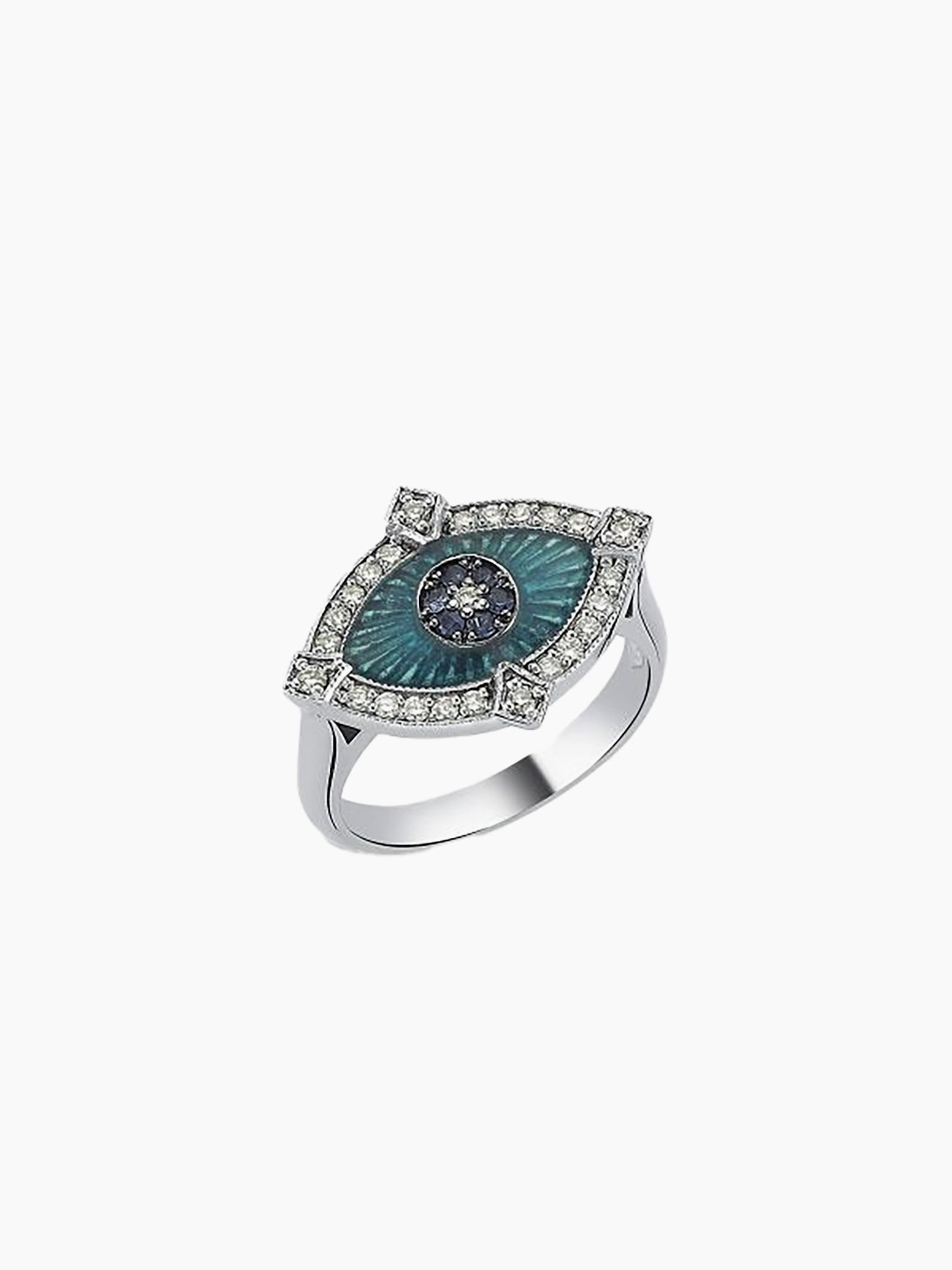 MELIS GORAL Guardian Sapphire &amp; Diamond Ring