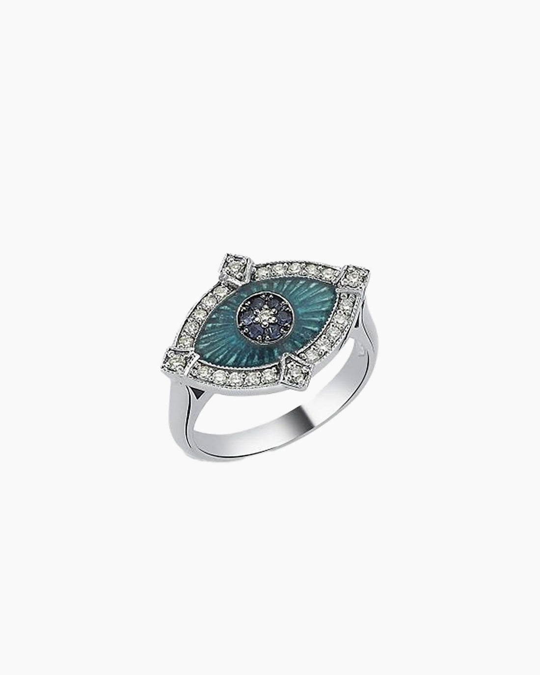 MELIS GORAL Guardian Sapphire & Diamond Ring