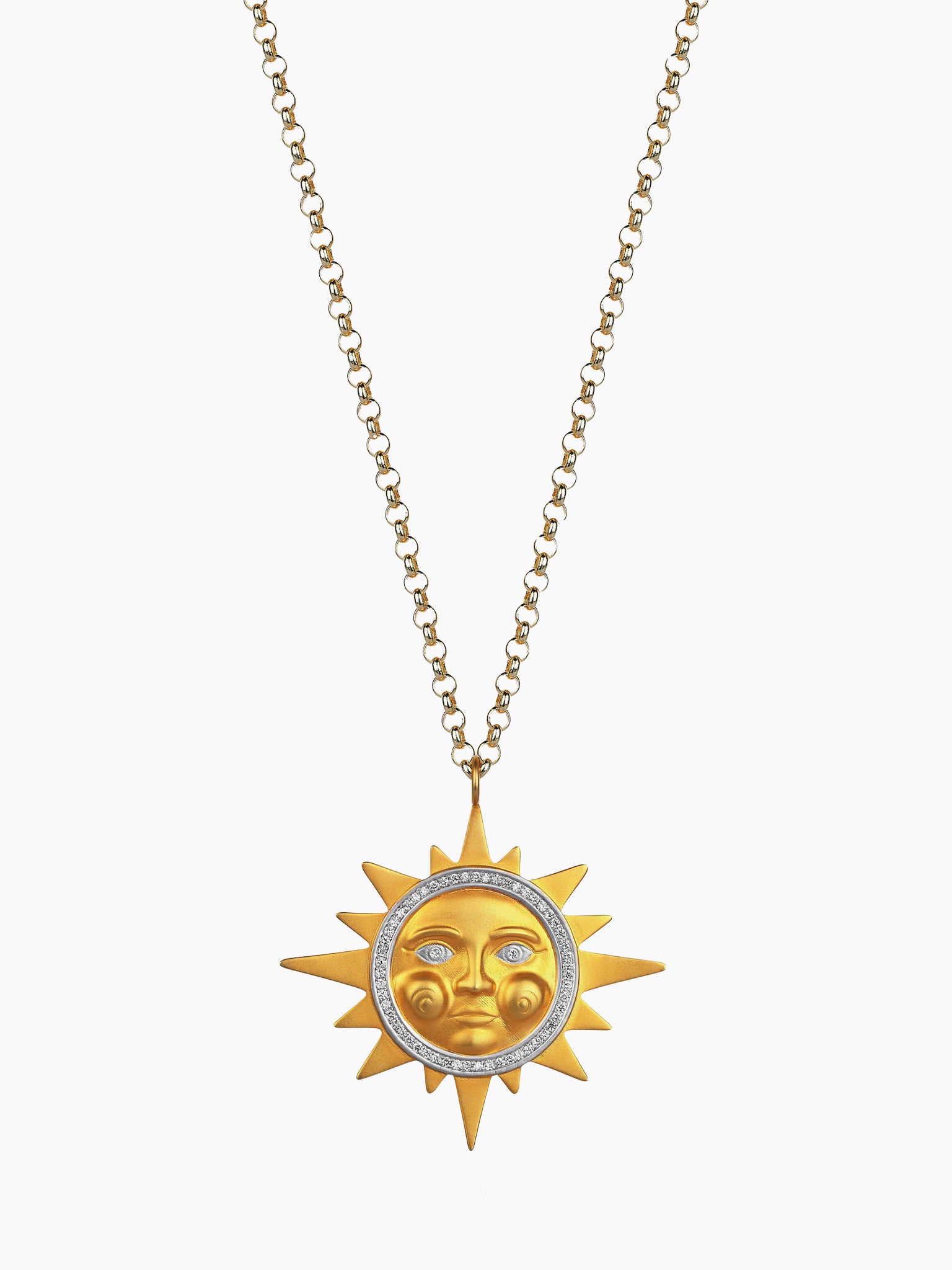 SIM AND ROZ The Sun Necklace