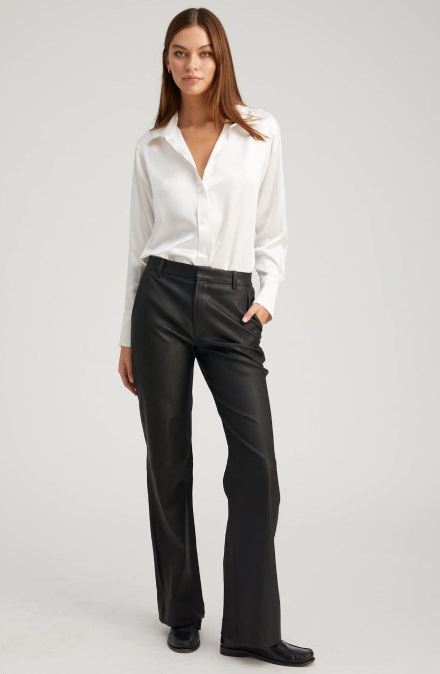 SPRWMN Black Baggy Low Rise Trousers