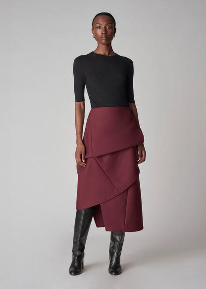 CO A-Line Skirt in Virgin Wool