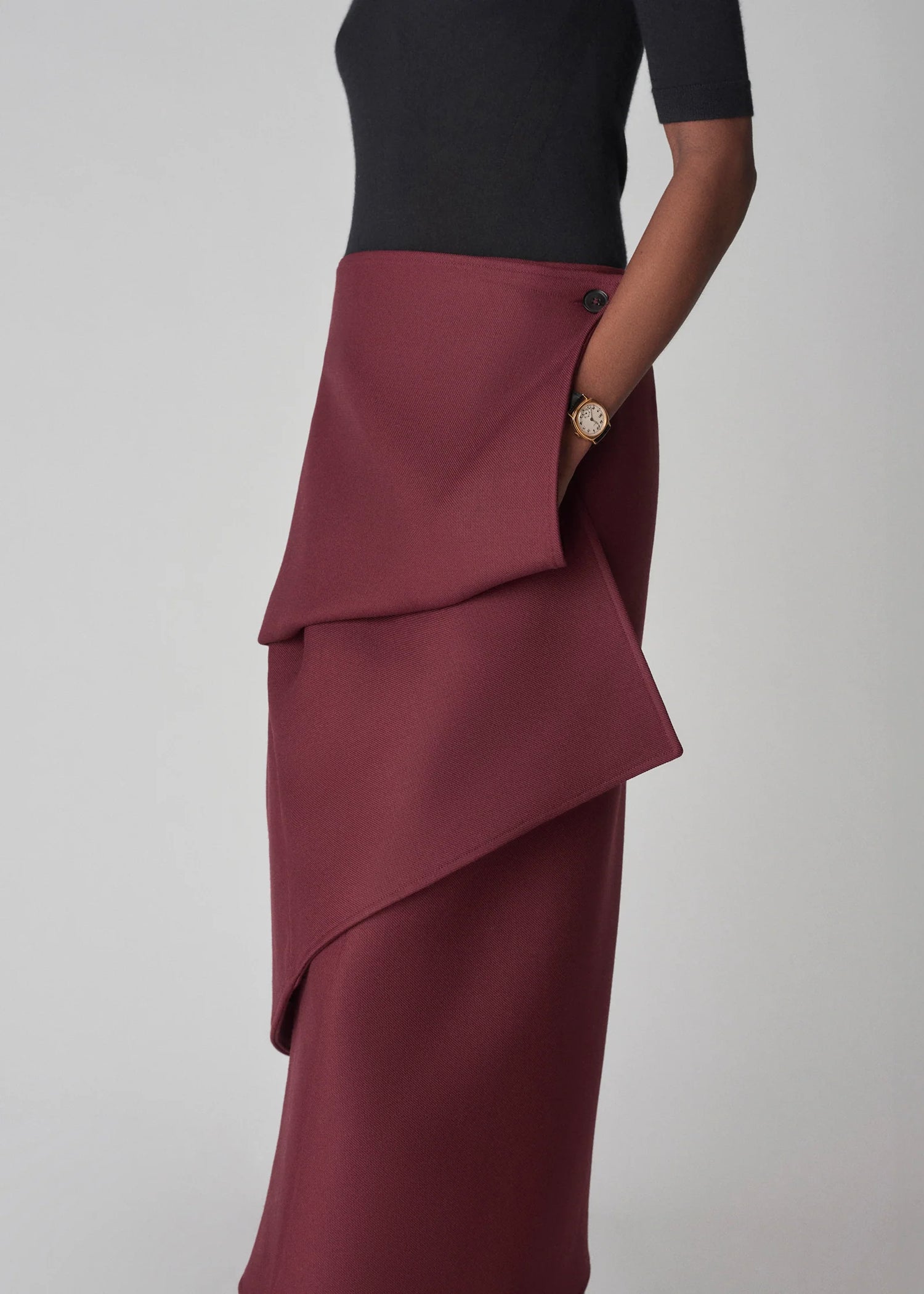 CO A-Line Skirt in Virgin Wool