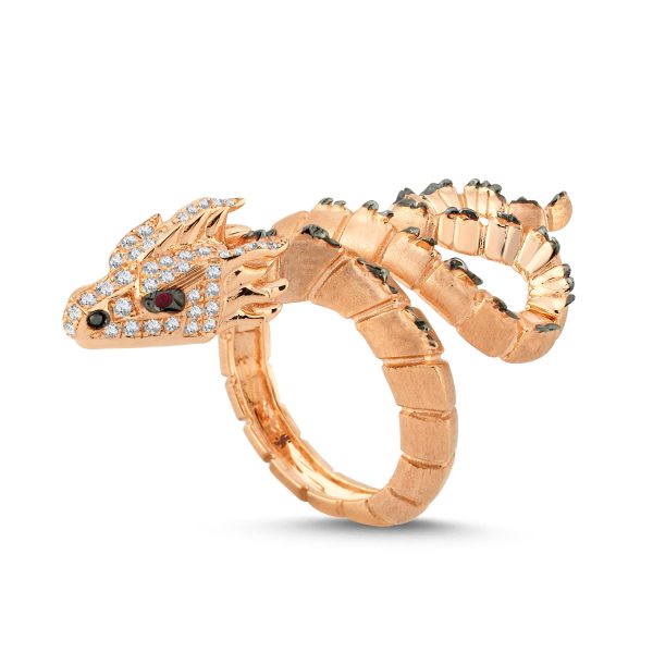 SELDA Ananta Sesha Long Tail Ring