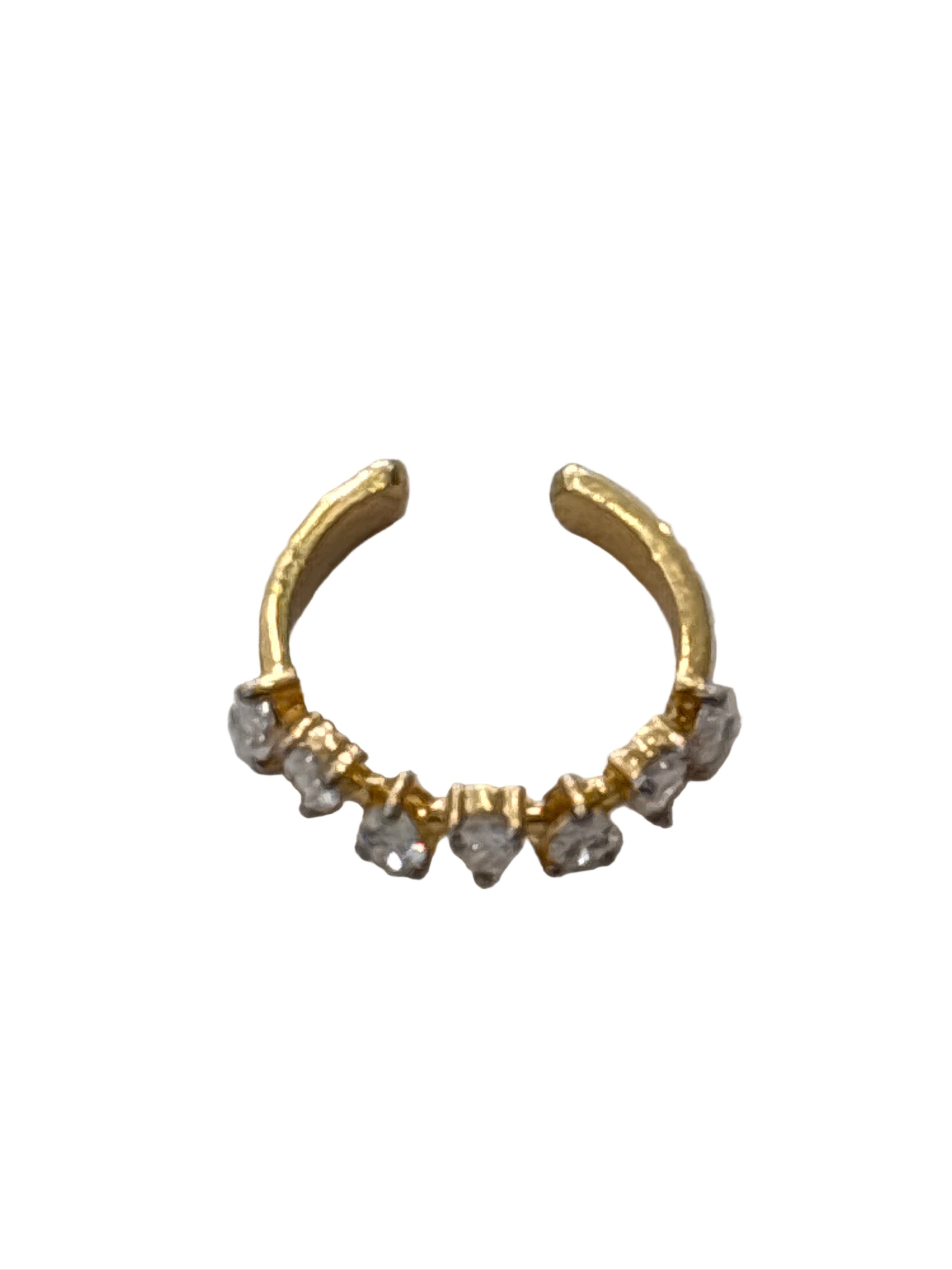 LUMENIRI Marquise Solitaire North South Ear cuff