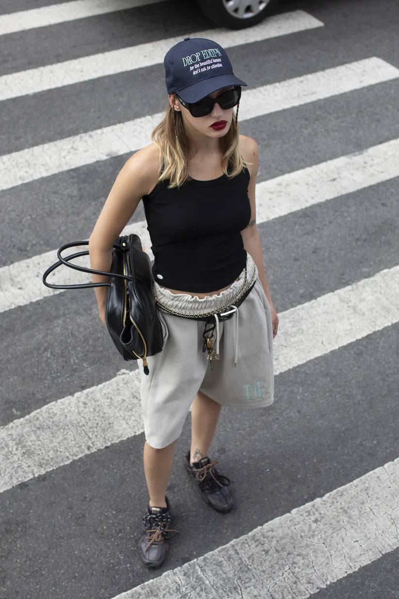 DROP EDITION FOLDABLE SWEAT SHORTS / OAT